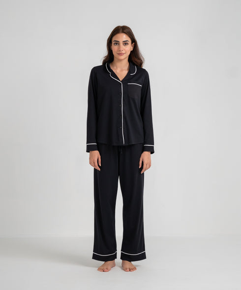 Women's Button Down Pajama Set